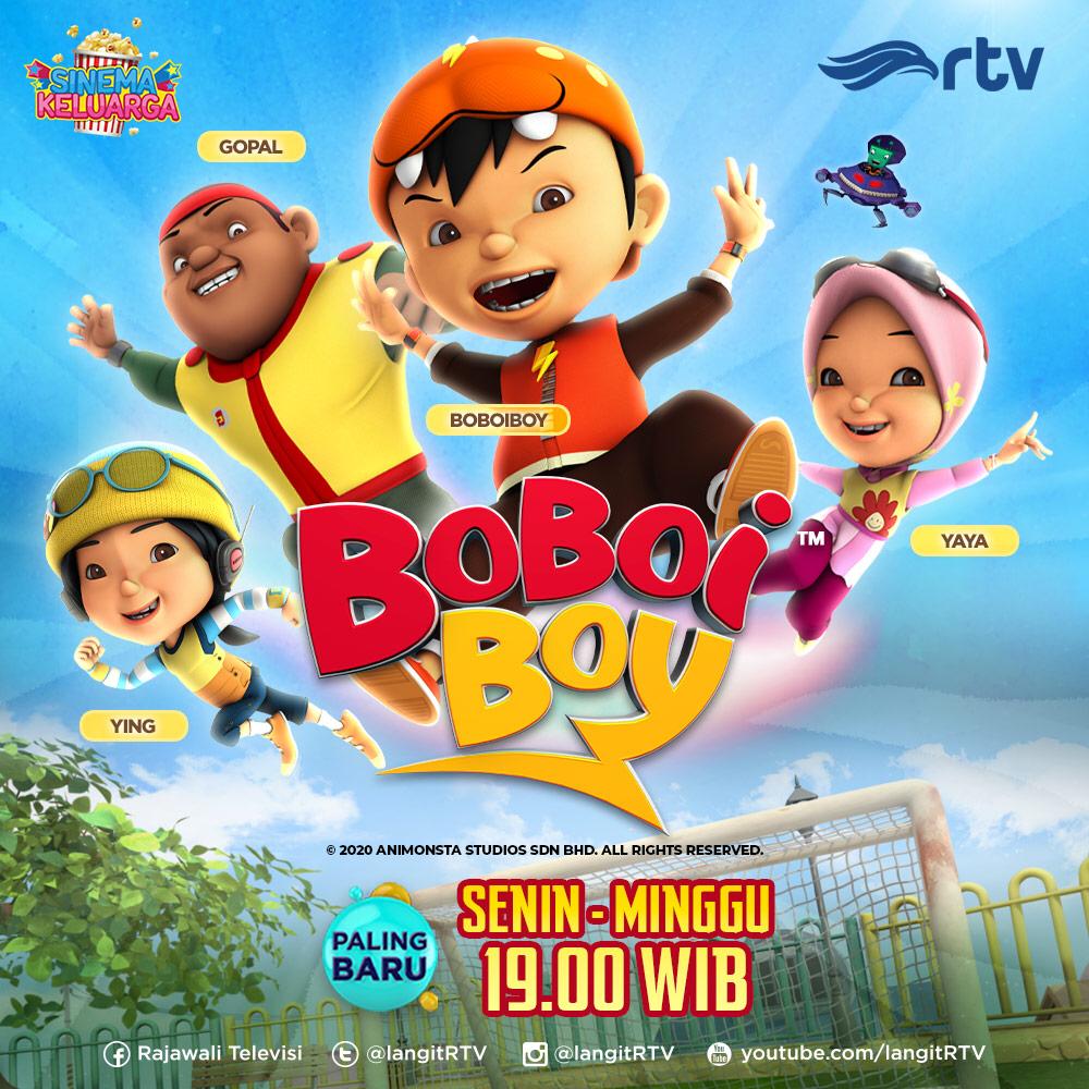 Serial animasi Boboiboy siap beraksi di RTV.