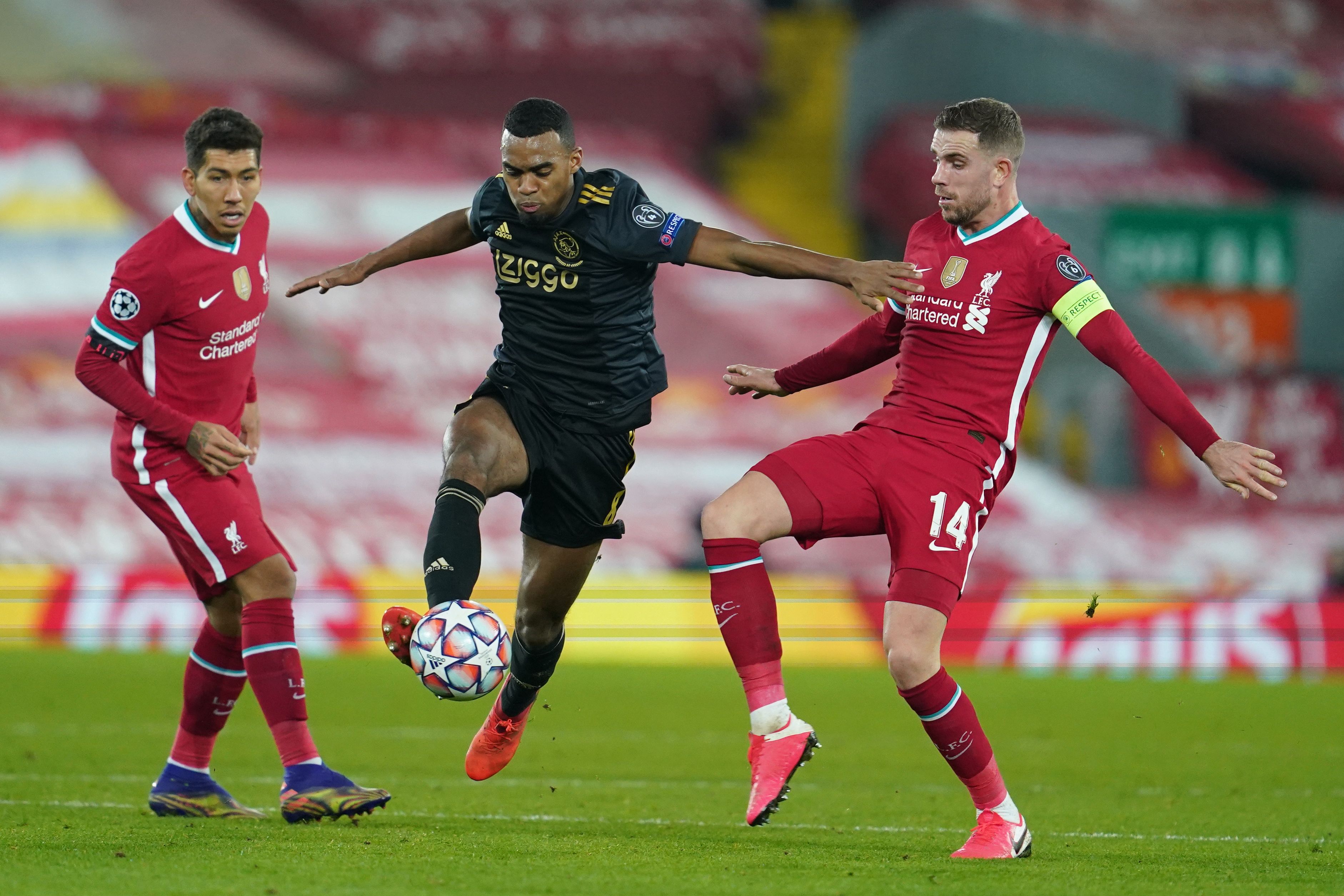 Laga Liga Champions antara Liverpool dan Ajax