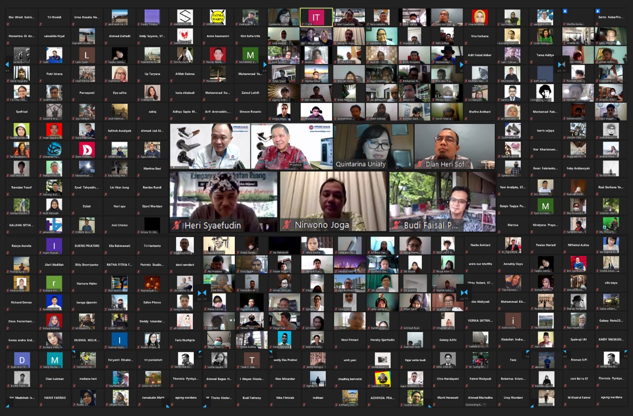 Seminar daring Arsitektur Hijau, Inspirasi & Adaptasi