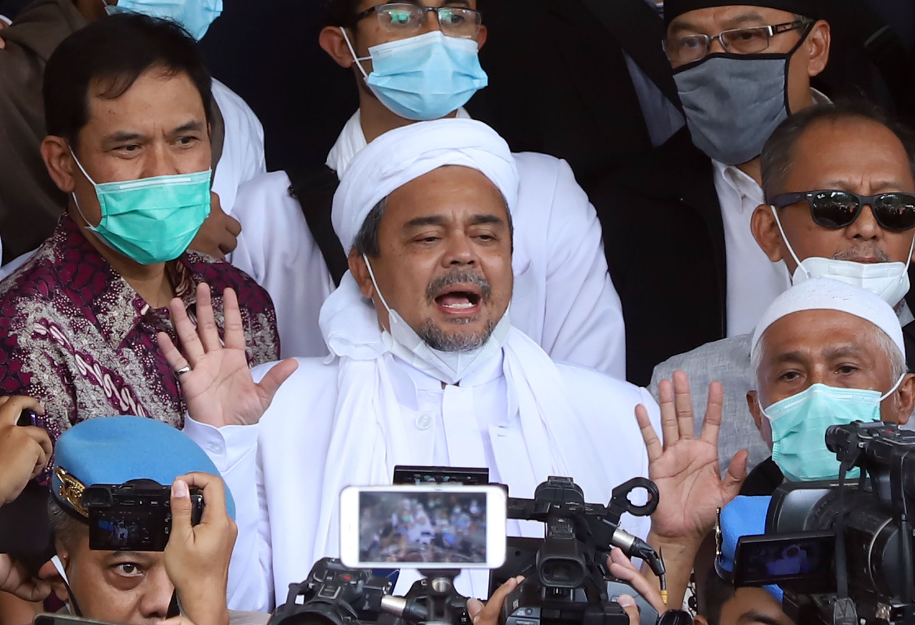 Pemimpin FPI Rizieq Shihab