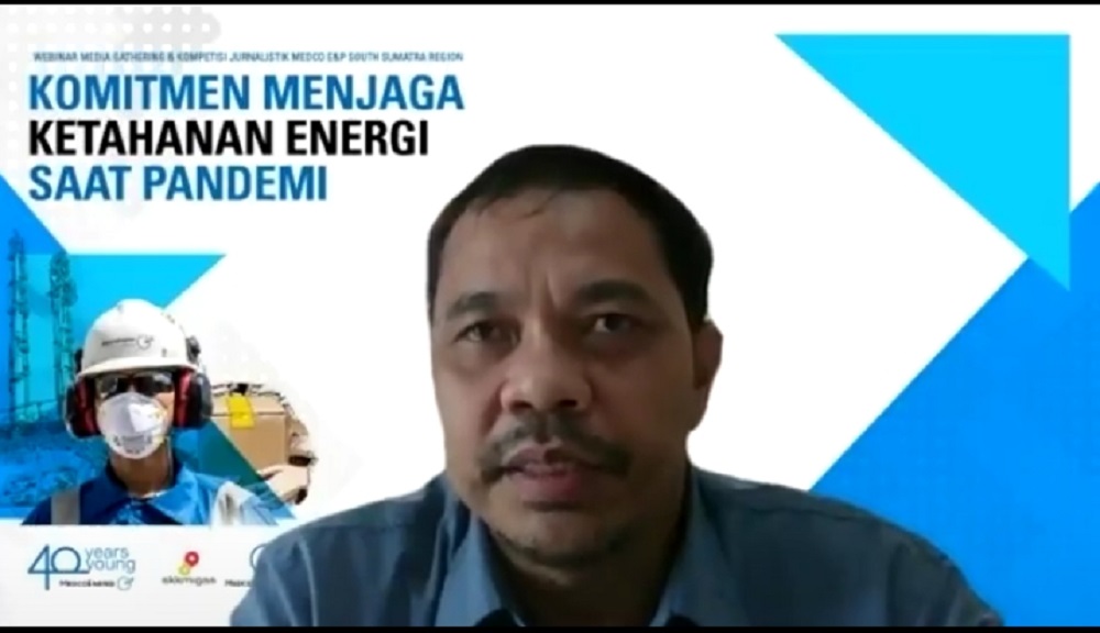 General Manager PT Medco E&P South Sumatera Region, M Zulkifli.