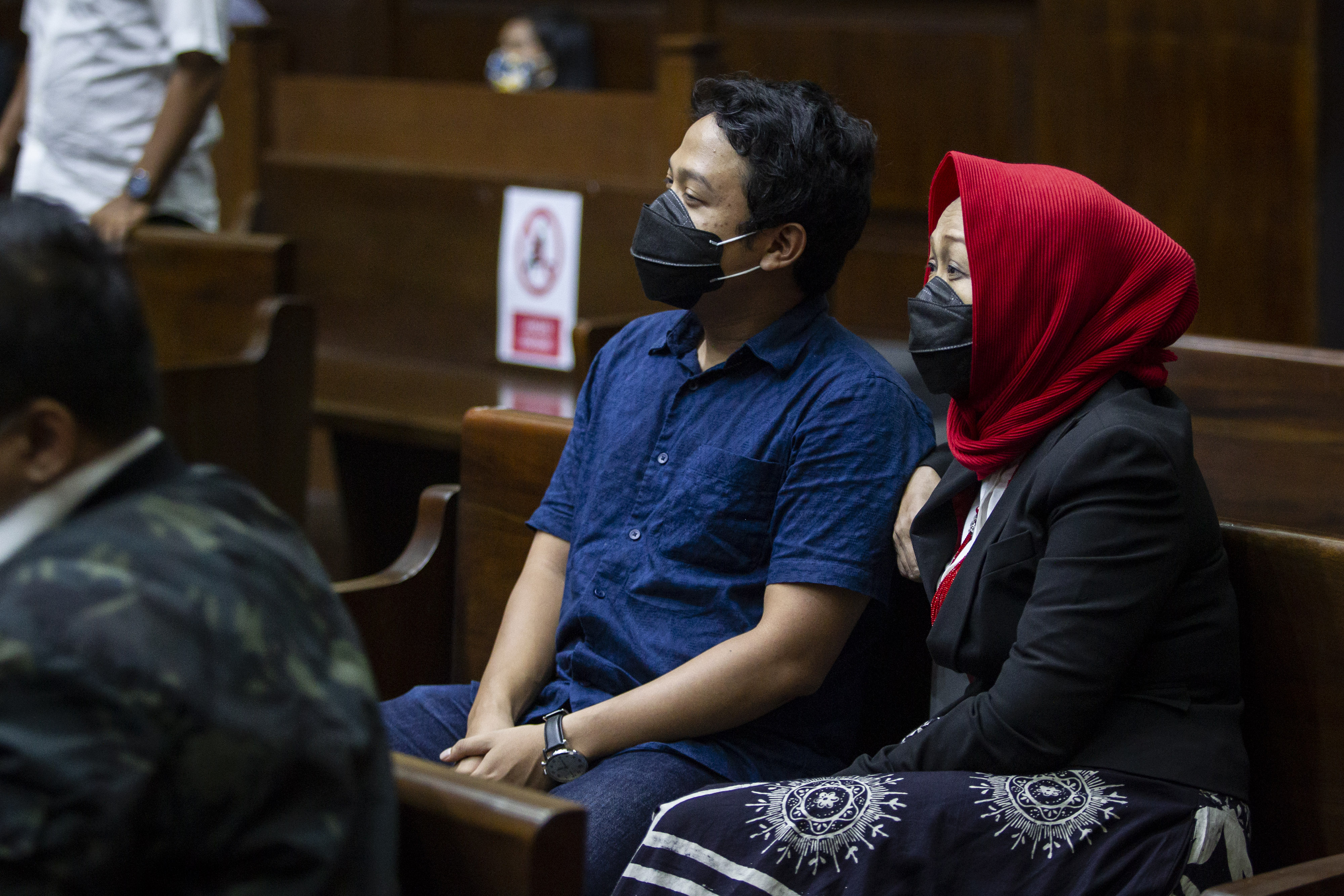 Mantan pengacara Joko Tjandra Anita Dewi Klopaking di persidangan Joko Tjandra