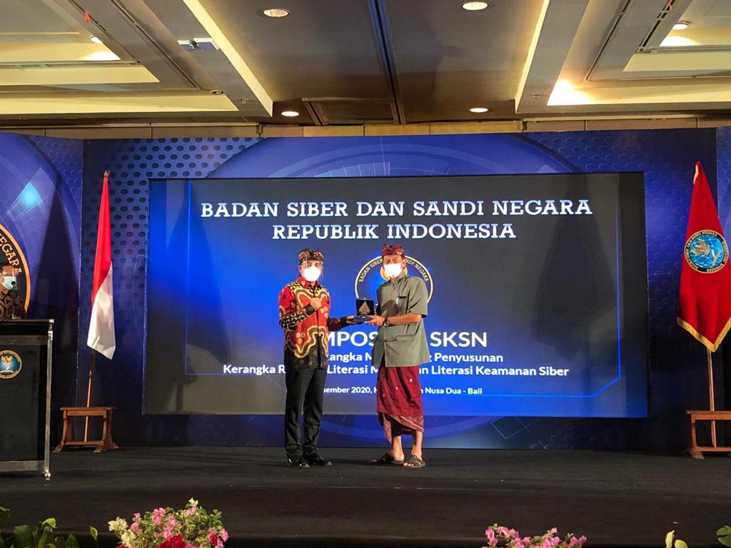 Simposium Strategi Keamanan Siber Nasional (SKSN) digelar di Bali.