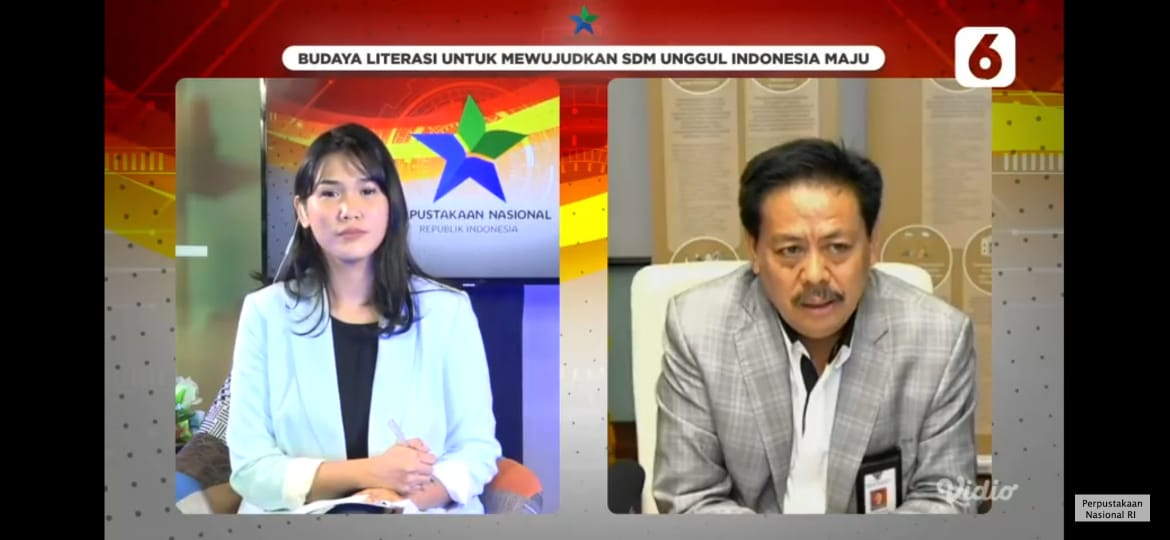 Diskusi virtual tentang literasi