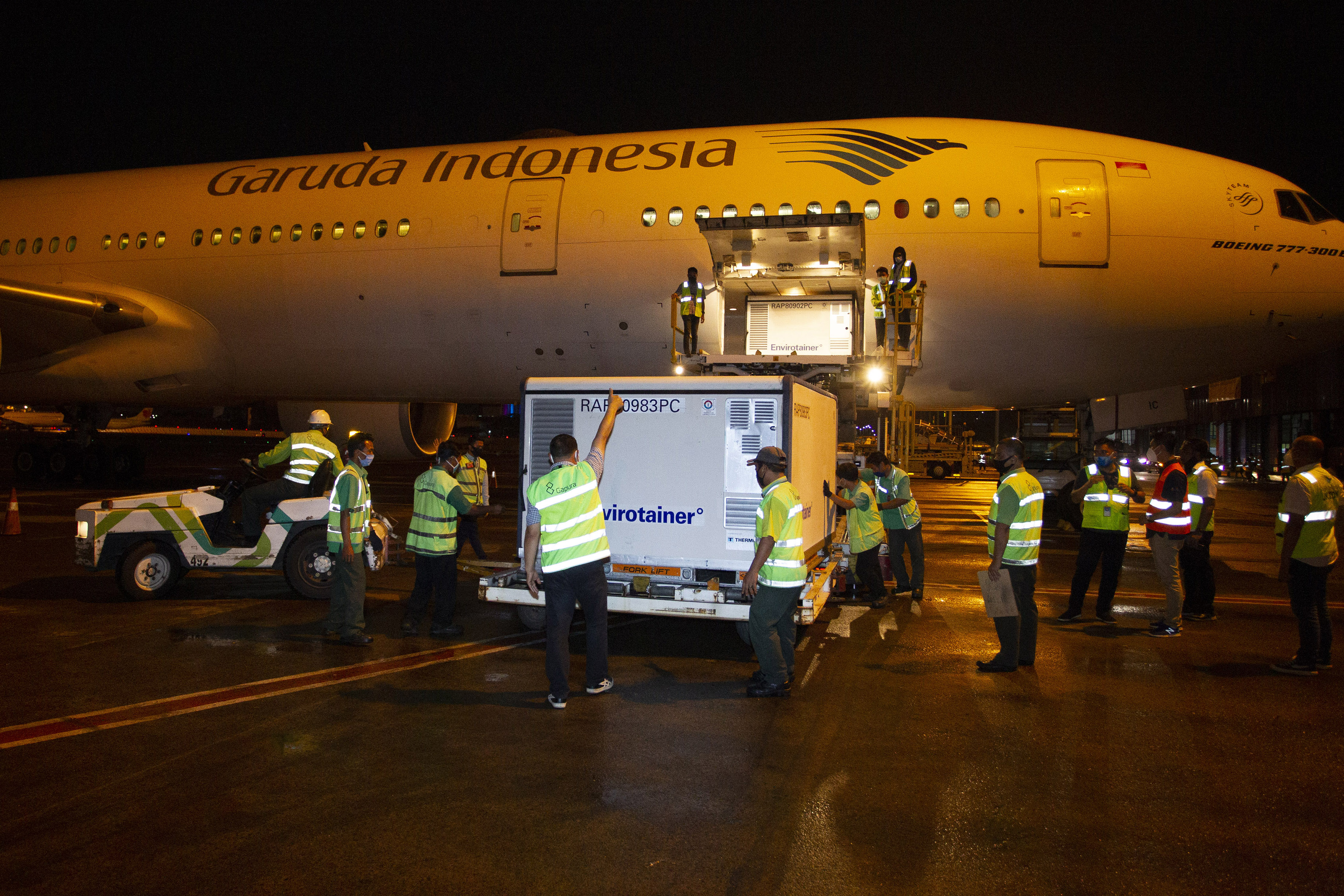 Vaksin Covid-19 tiba di Indonesia