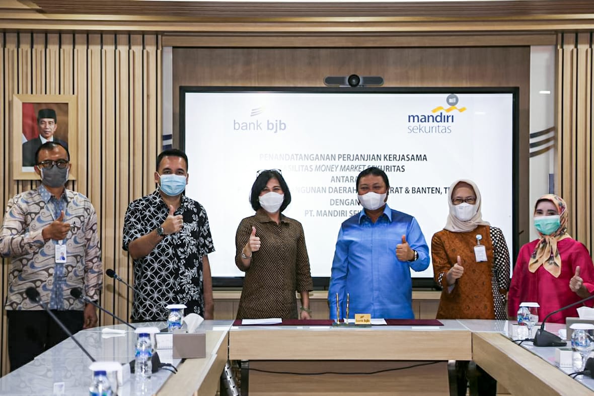 Bank BJB Sepakati Kerja Sama Money Market dengan Mandiri Sekuritas