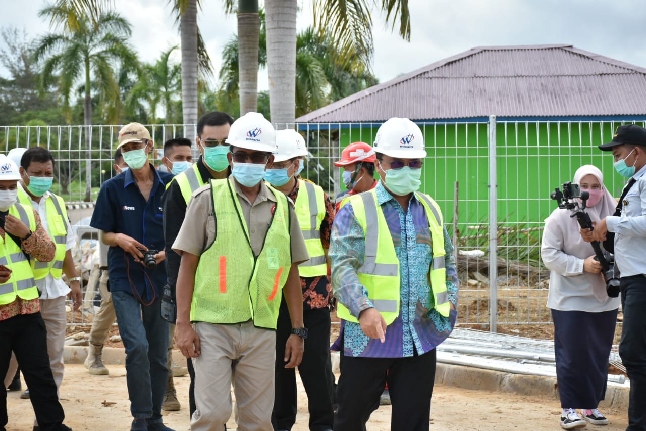 Pembangunan RS Infeksi dan Karantina Covid-19 Segera Rampung