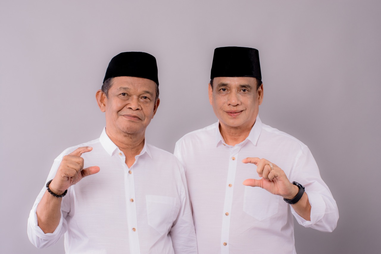 Pasangan calon gubernur Sulteng Rusdy Mastura dan calon wakil gubernur Sulteng Ma'mun Amir.