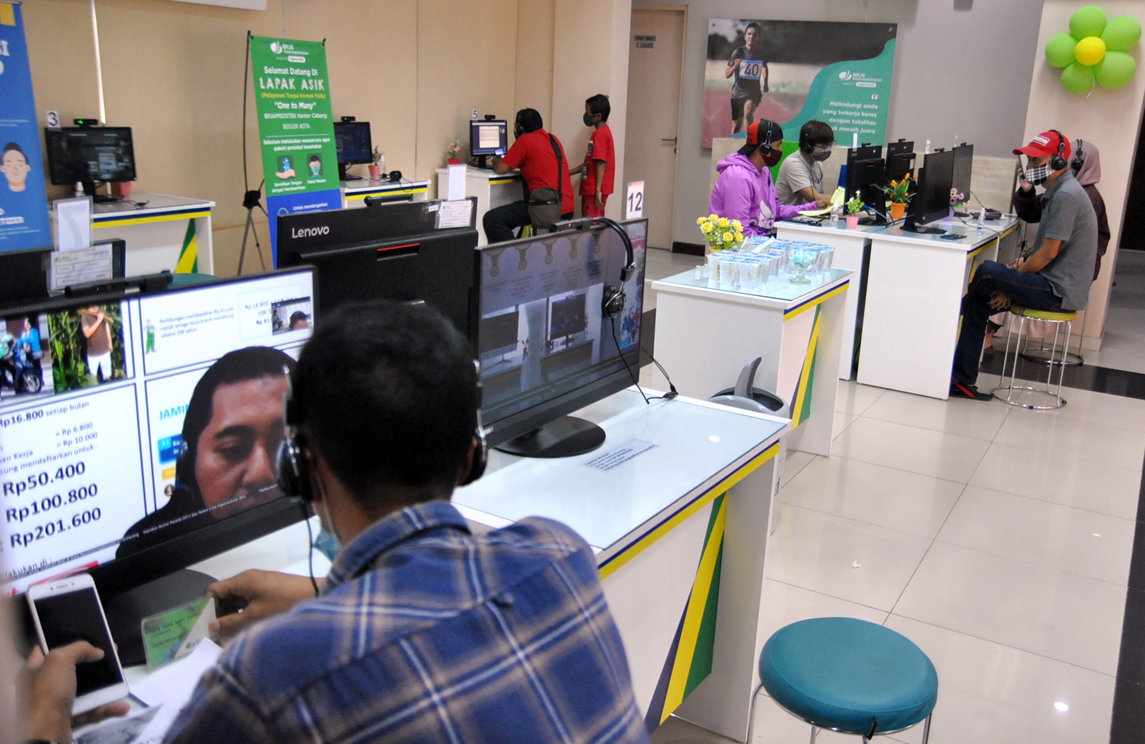 Pelayanan BPJS Ketenagakerjaaan di Kota Bogor  selama pandemi covid-19 tanpa kontak fisik 