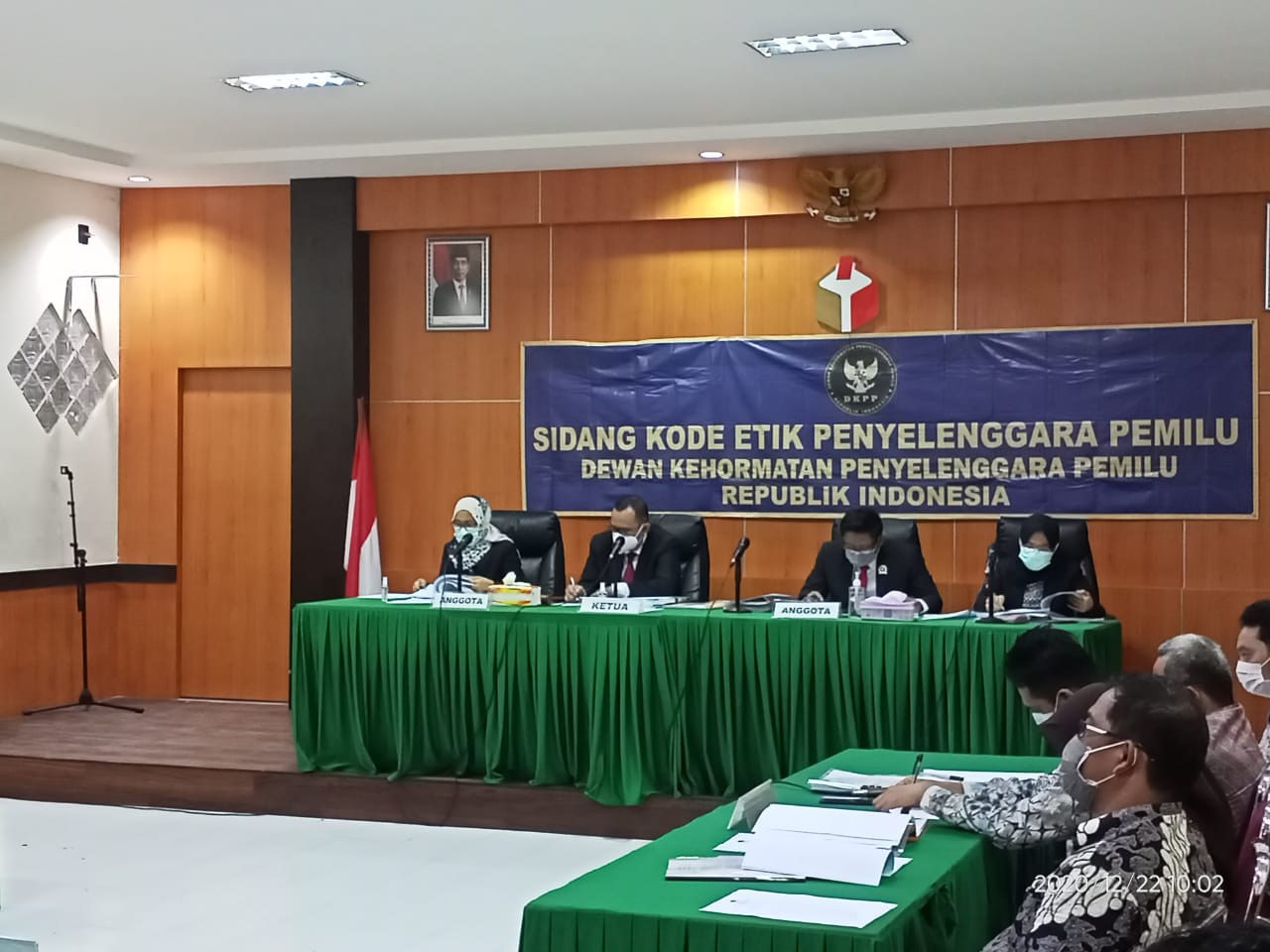 Ilustrasi sidang DKPP