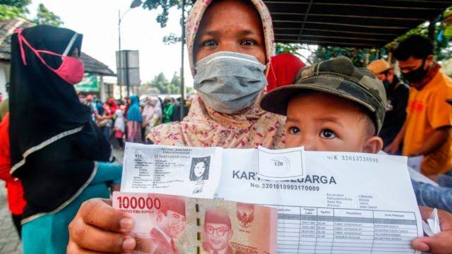 Ilustrasi penerima bansos