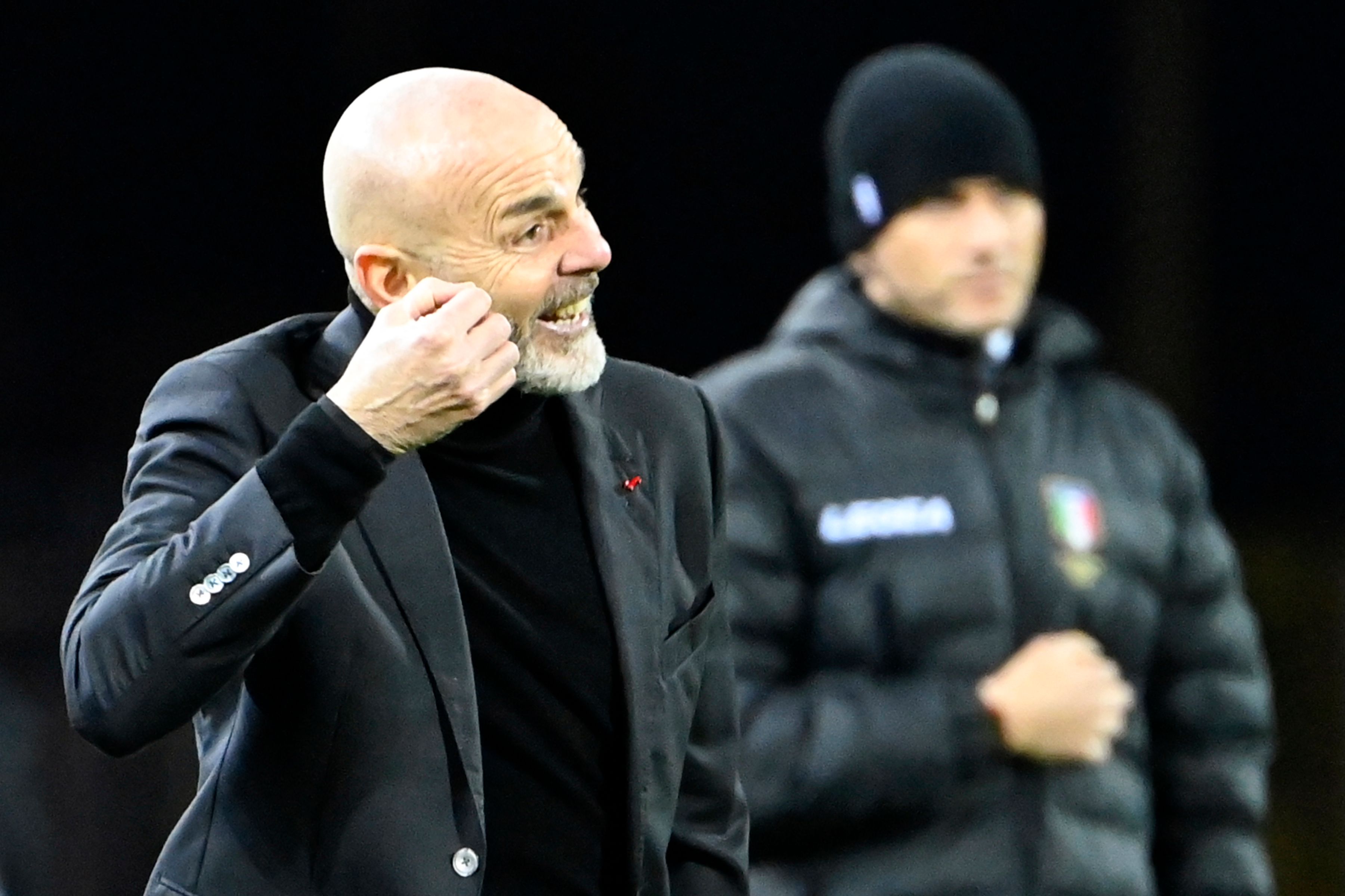 Pelatih AC Milan Stefano Pioli