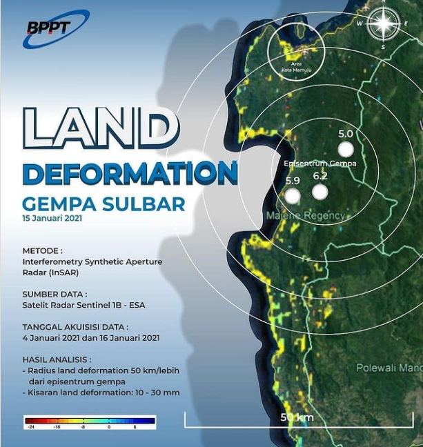 Dampak gempa Sulbar.