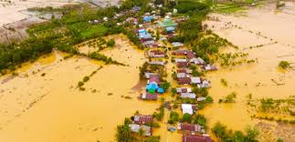  Kondisi banjir di beberapa wilayah Kalsel. Saat ini banjir mulai surut dan aktivitas masyarakat mulai pulih
