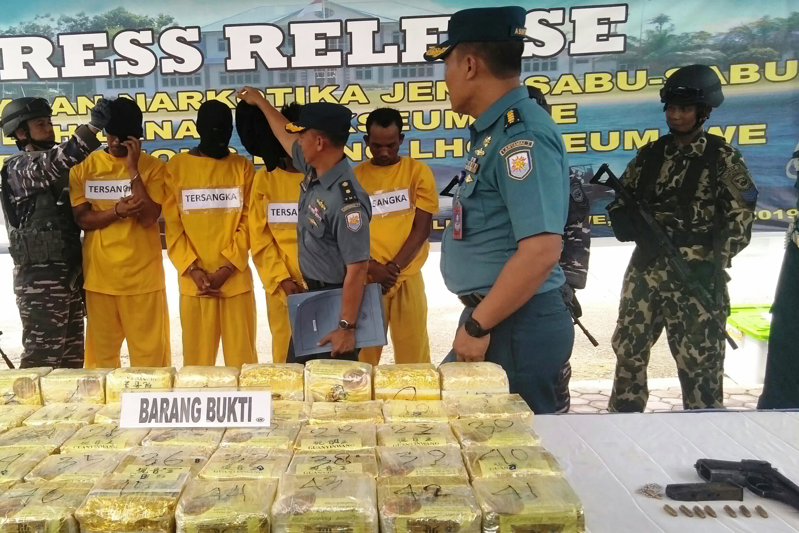 Ilustrasi gembong narkoba dan narkoba