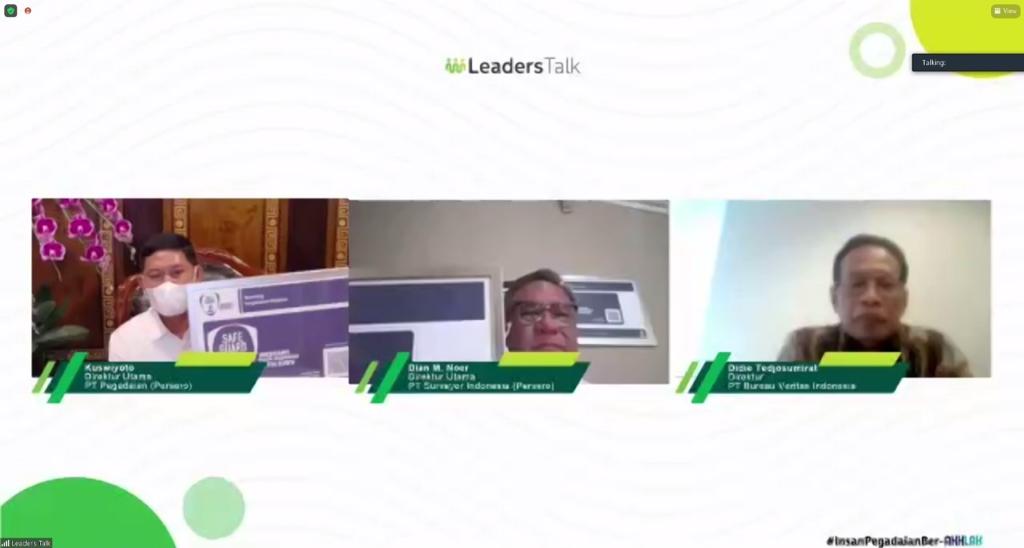 Penyerahan SafeGuard Label dan Attestation Letter secara virtual, Senin 25 Januari 2021