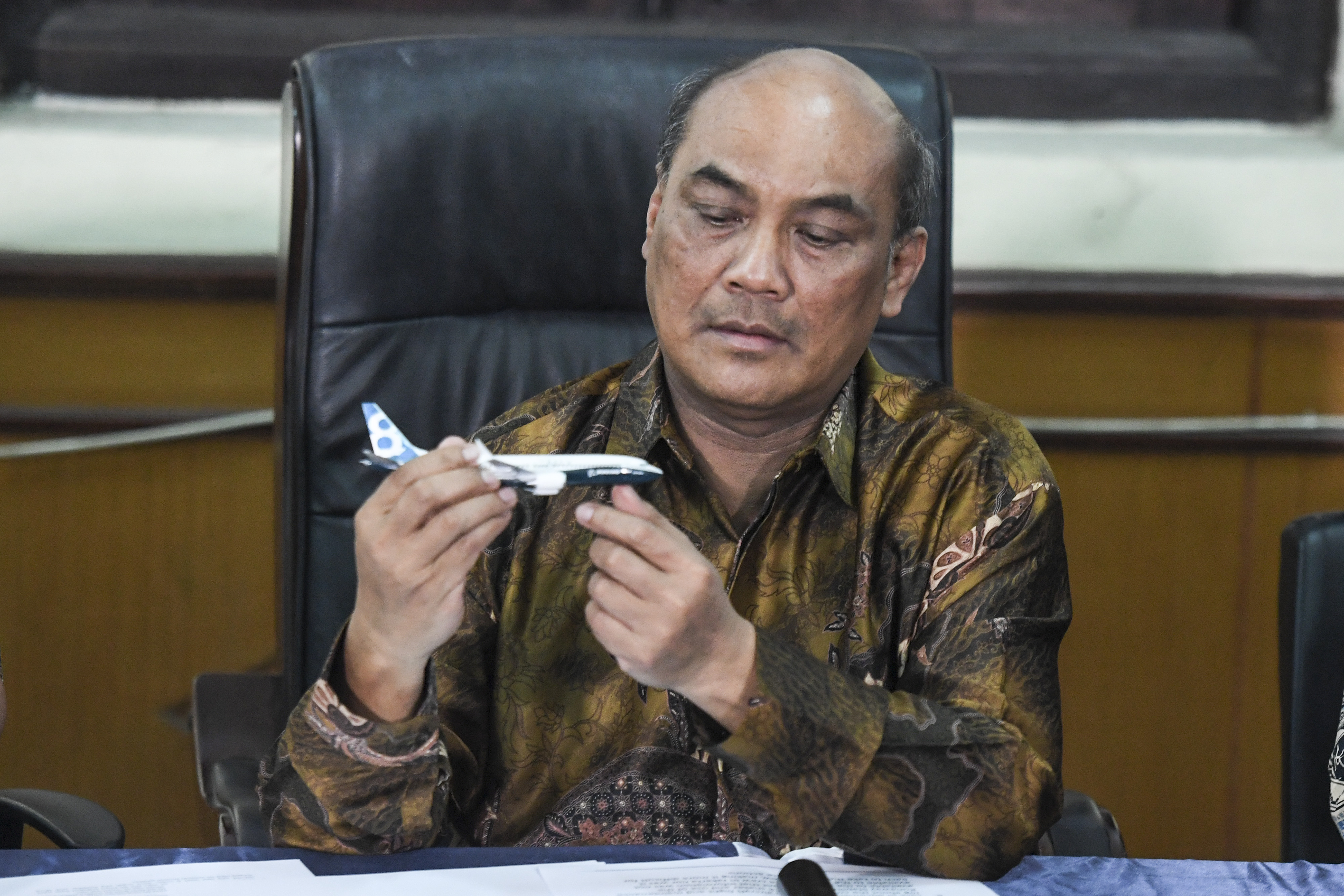 Ketua Komite Nasional Keselamatan Transportasi (KNKT) Soerjanto Tjahjono.