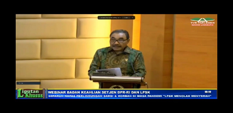 Ketua LPSK Hasto Atmojo Suroyo 