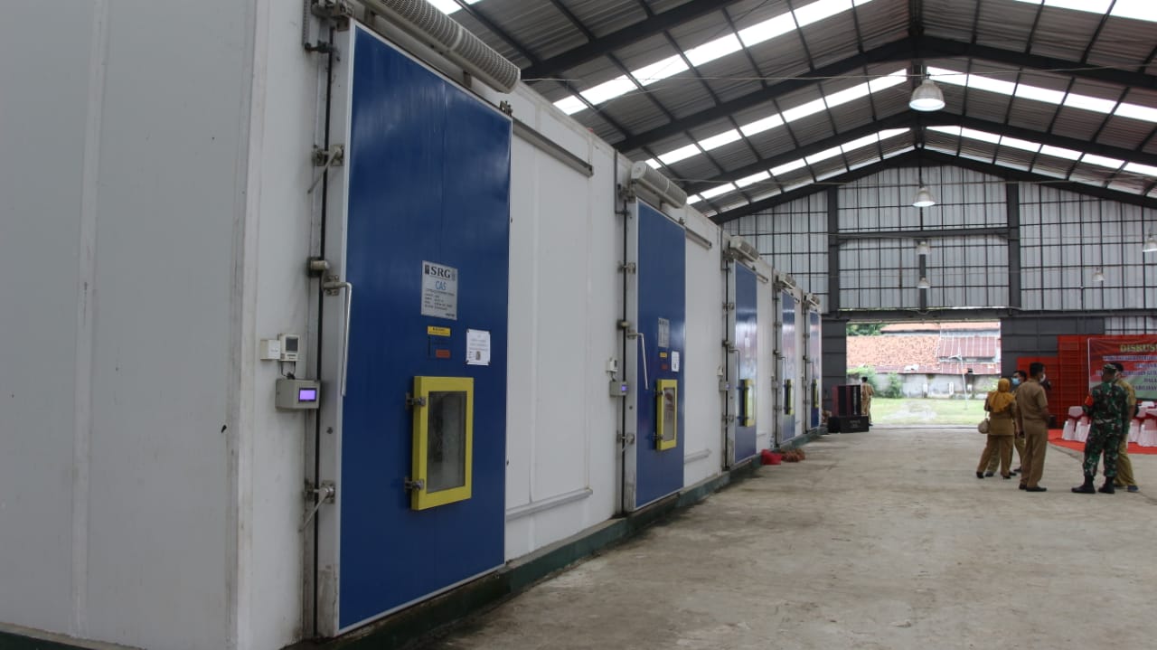 Gudang SRG CAS di Desa Klampok, Kecamatan Wanasari, Kabupaten Brebes