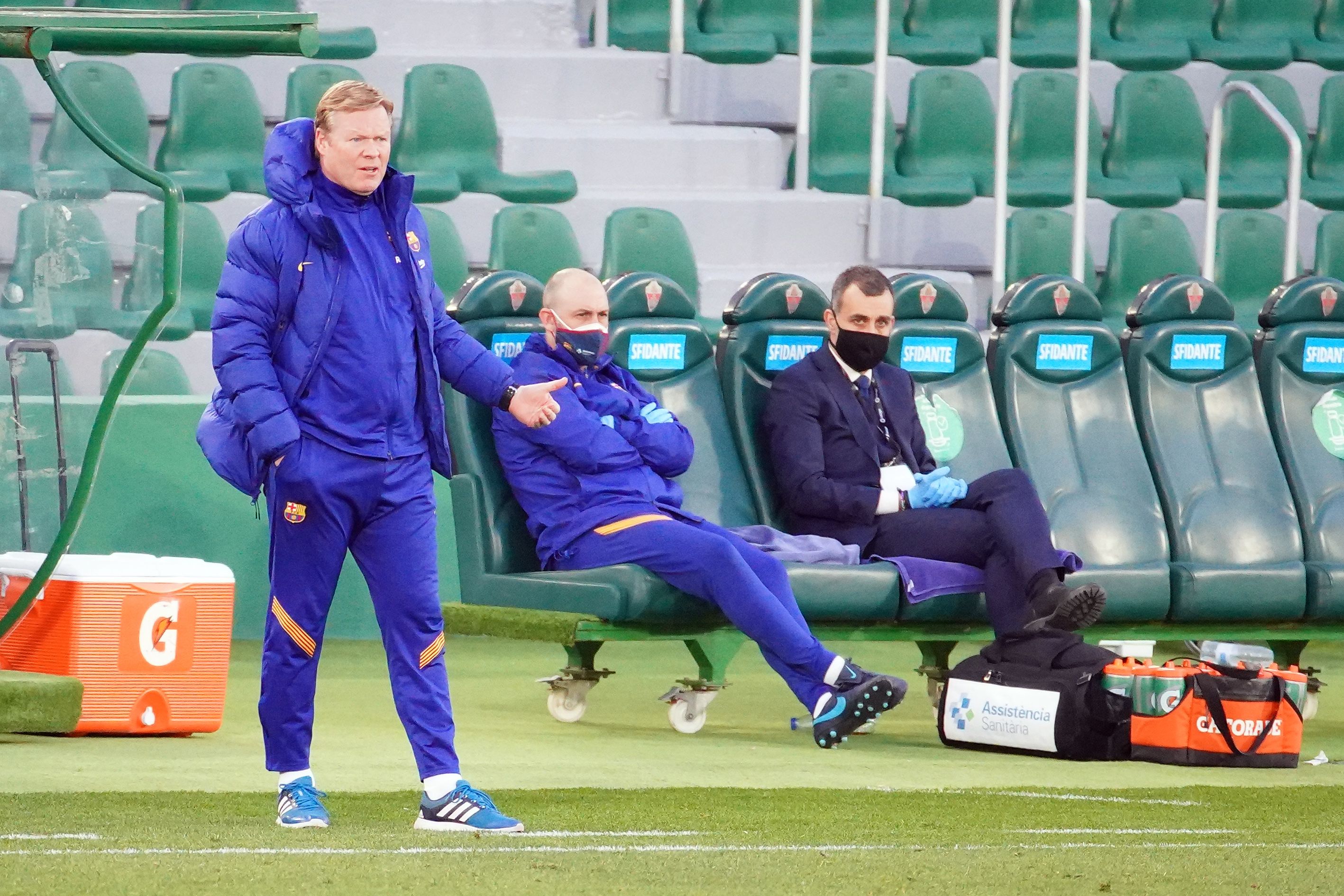 Pelatih Barcelona Ronald Koeman