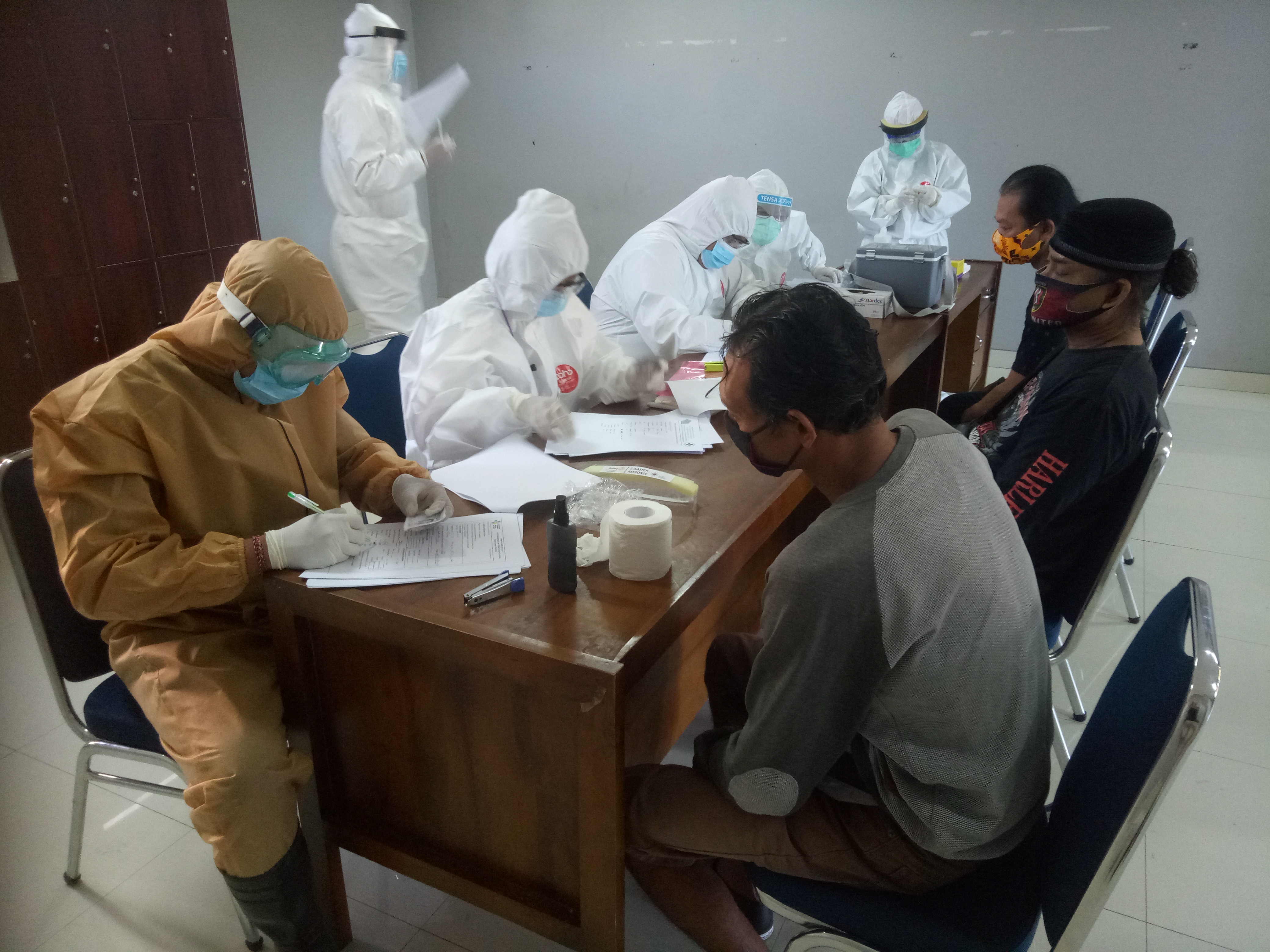 Ilustrasi tes covid-19  