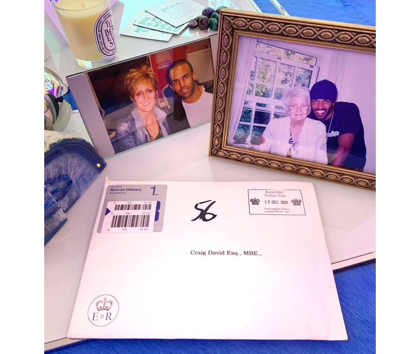 Craig David terima gelar kebangsawanan dari Kerajaan Inggris. 