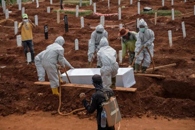 Pemakanam jenazah pasien covid-19