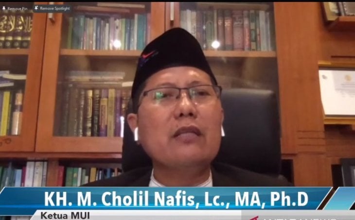 Ketua Majelis Ulama Indonesia (MUI) Bidang Dakwah dan Ukhuwah K.H. Muhammad Cholil Nafis.