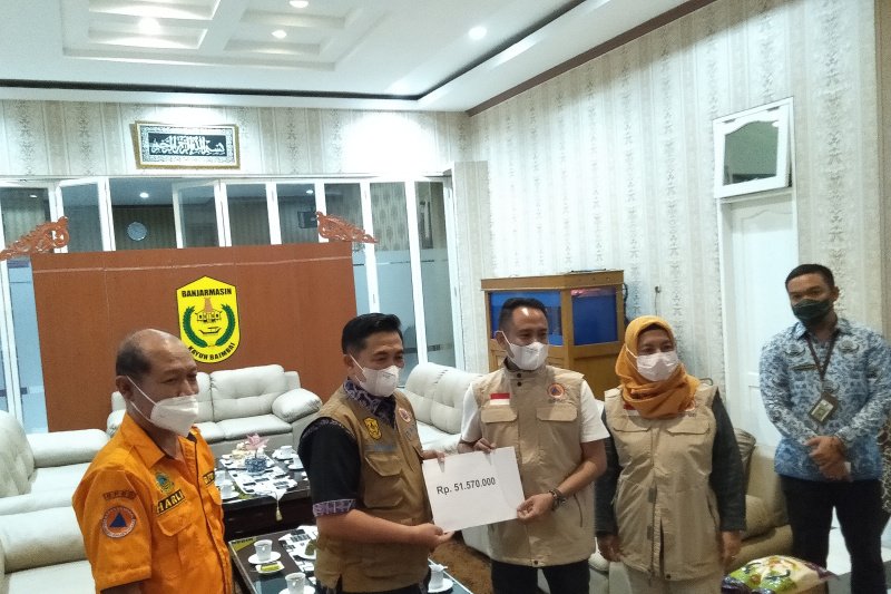 Tiga Truk Bantuan untuk Banjarmasin dari Palangkaraya