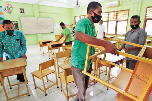 Persiapan sekolah tatap muka