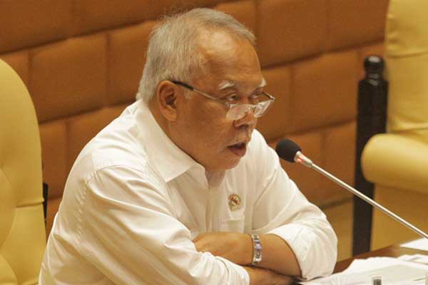 Basuki Hadimoeldjono, Menteri PU-Pera.