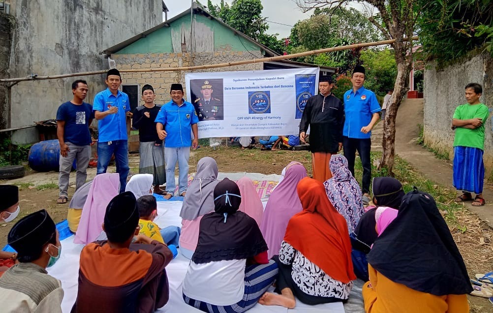 DPP KNPI bersama Masyarakat Ciampea Bogor dan Gemaku mengadakan doa bersama Indonesia terbebas dari bencana.