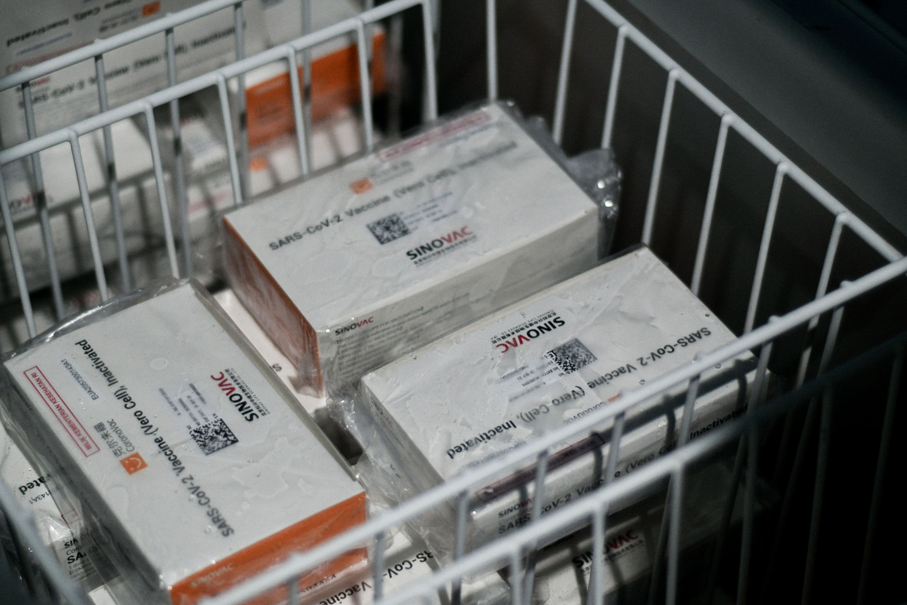 Vaksin Covid-19m produk Sinovac.