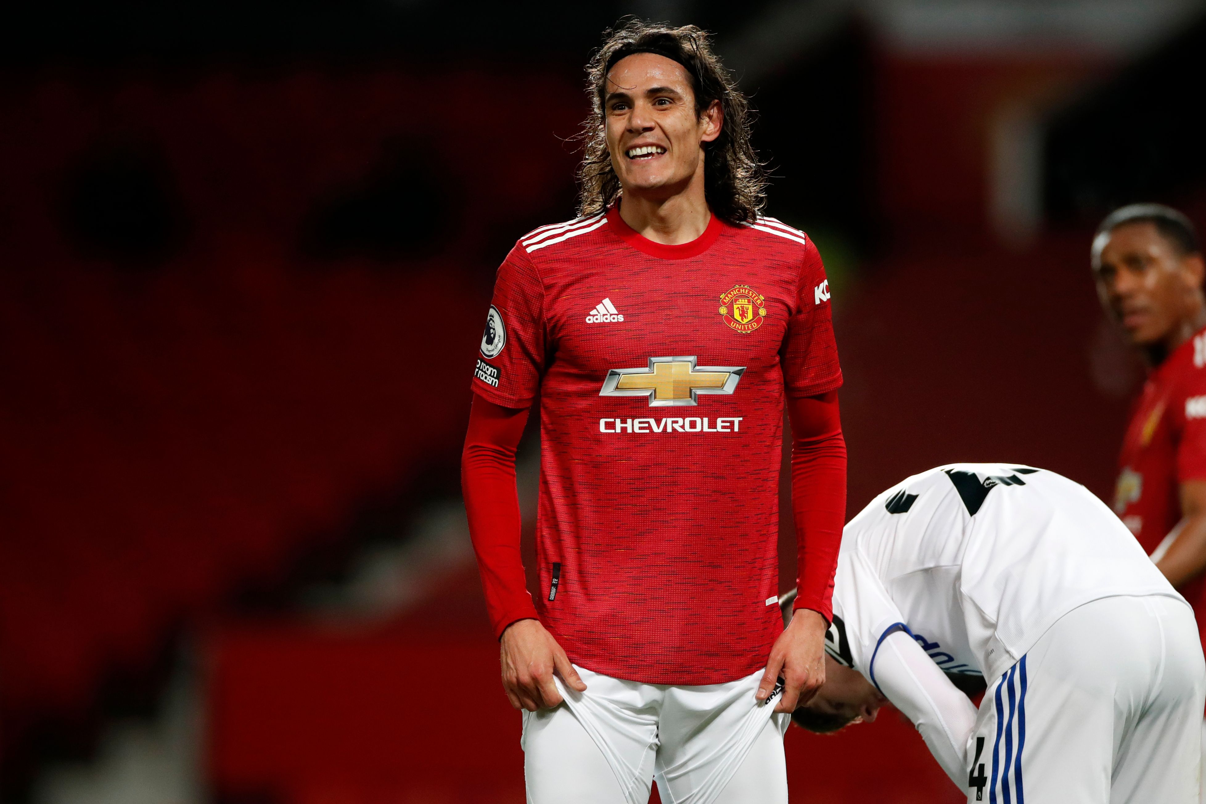 Pemain MU Edinson Cavani