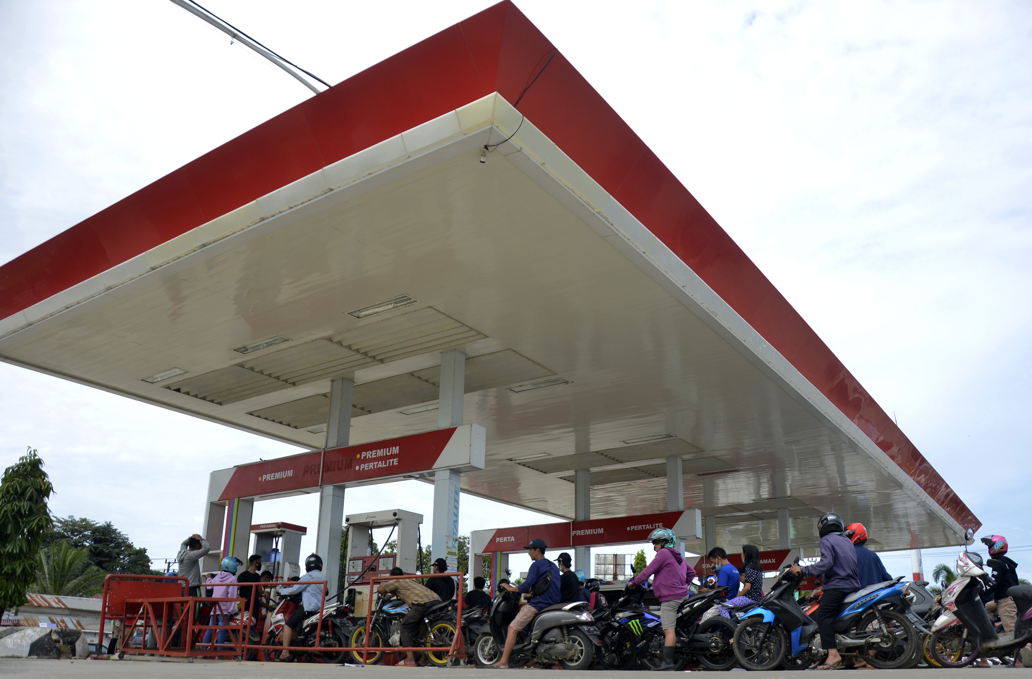 Ilustrasi: SPBU milik pertamina