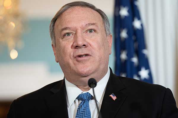 Menteri Luar Negeri AS Mike Pompeo