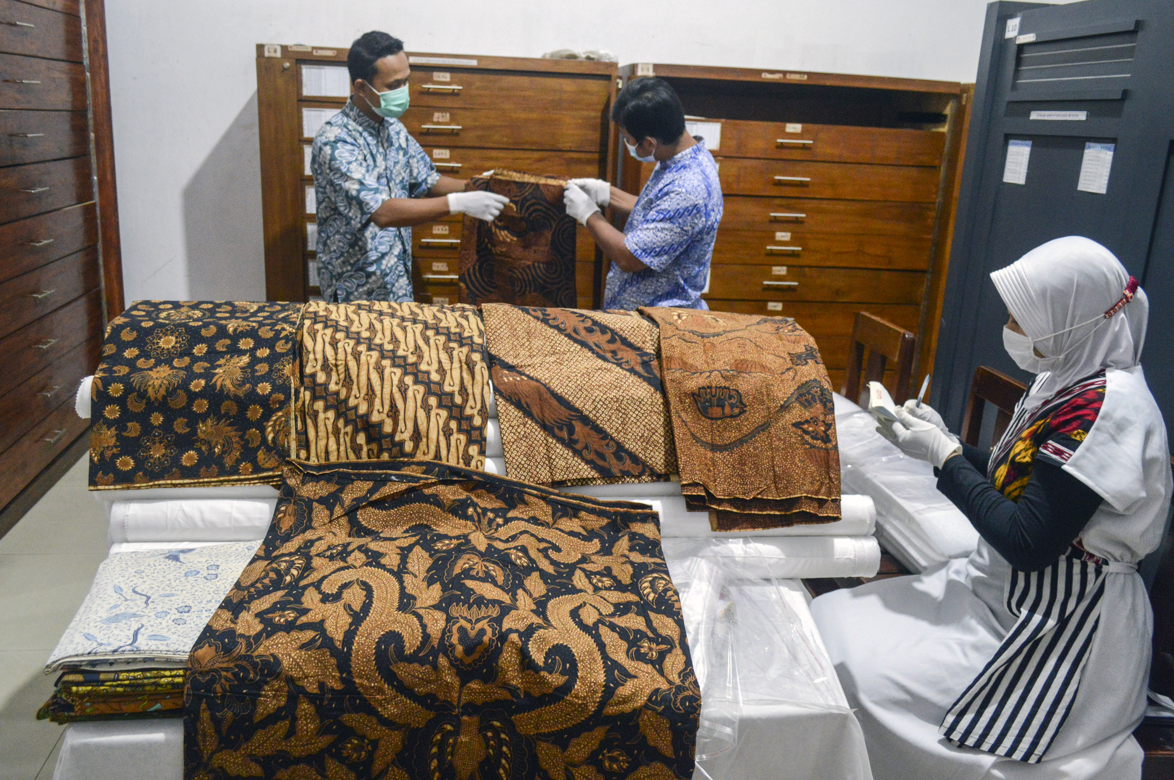 Kain batik Pekalongan jadi salah stau komoditas ekspor Kota pekalongan