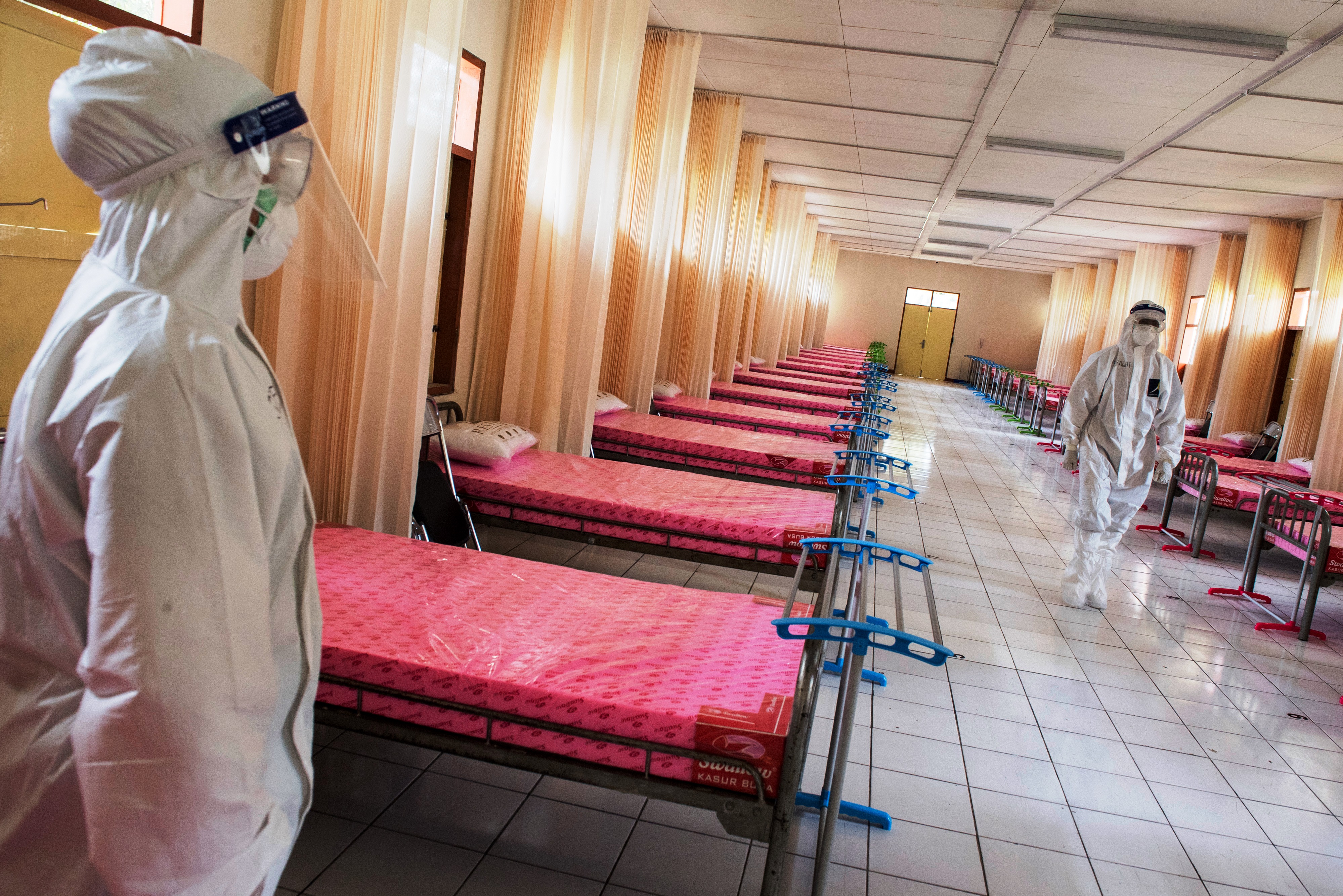 Ilustrasi ruang isolasi mandiri.