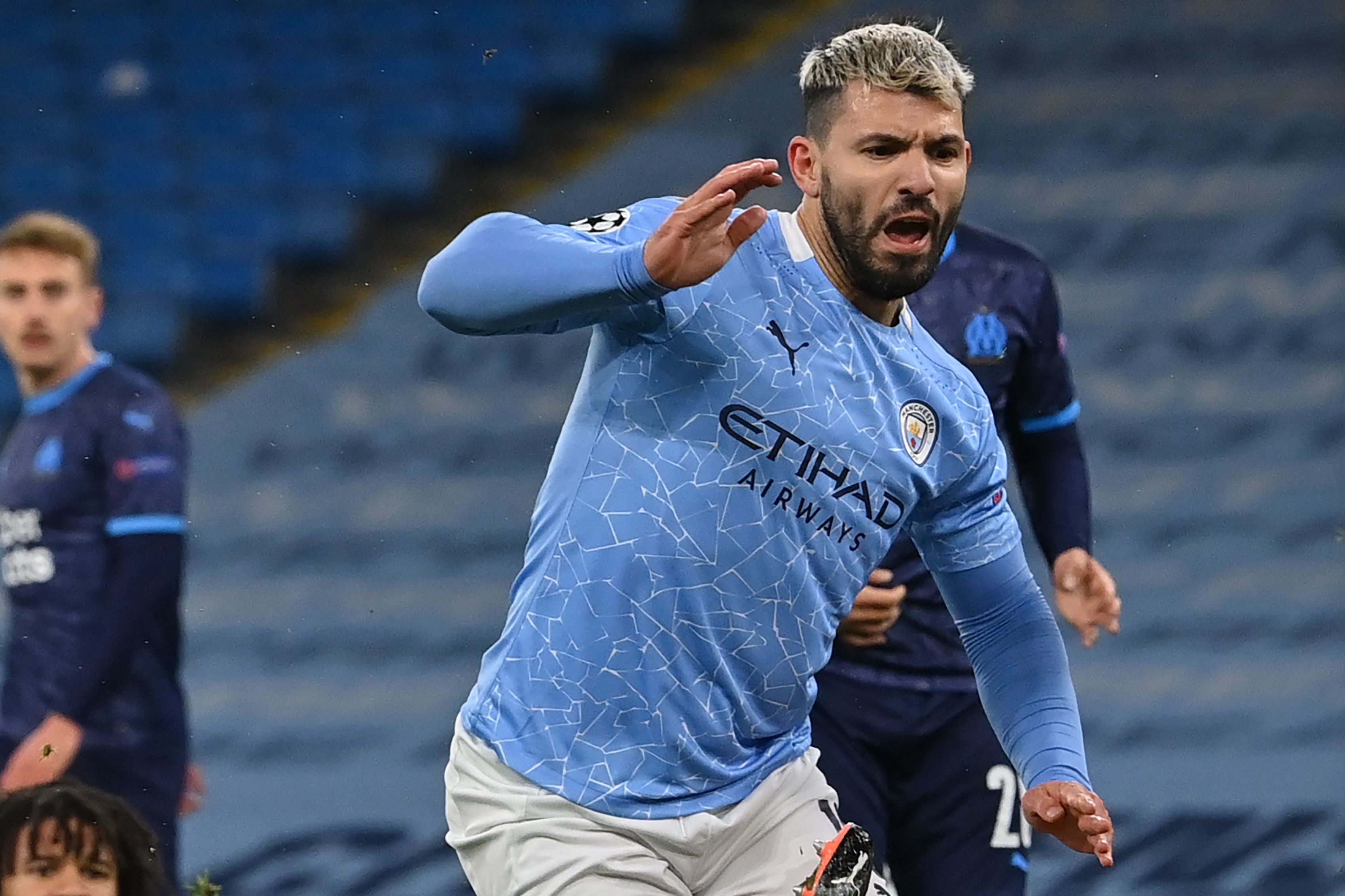 Penyerang Manchester City Sergio Aguero