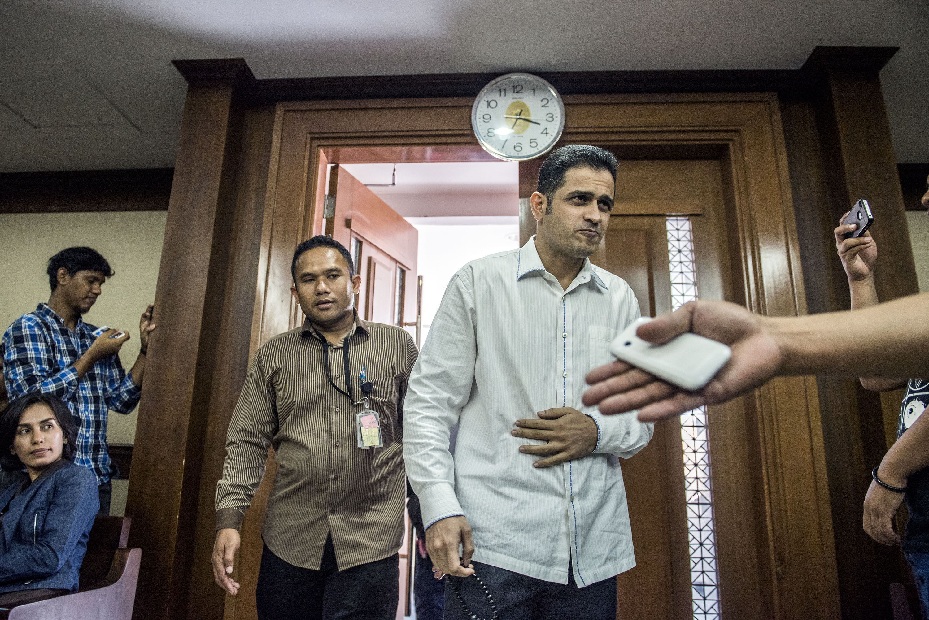 Terpidana kasus proyek Wisma Atlet Hambalang Muhammad Nazaruddin.