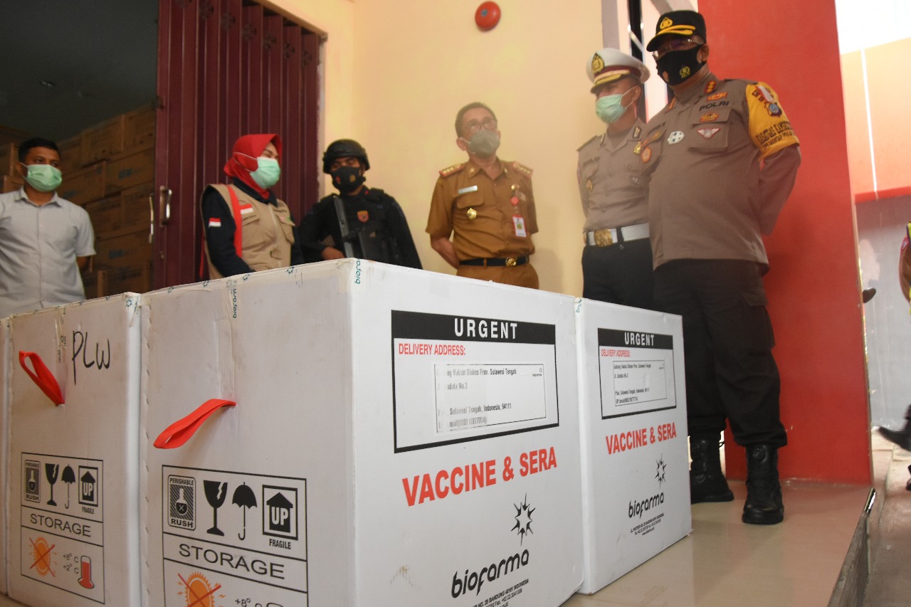 Jatah vaksin Covid-19 untuk Provinsi Sulawesi Tengah
