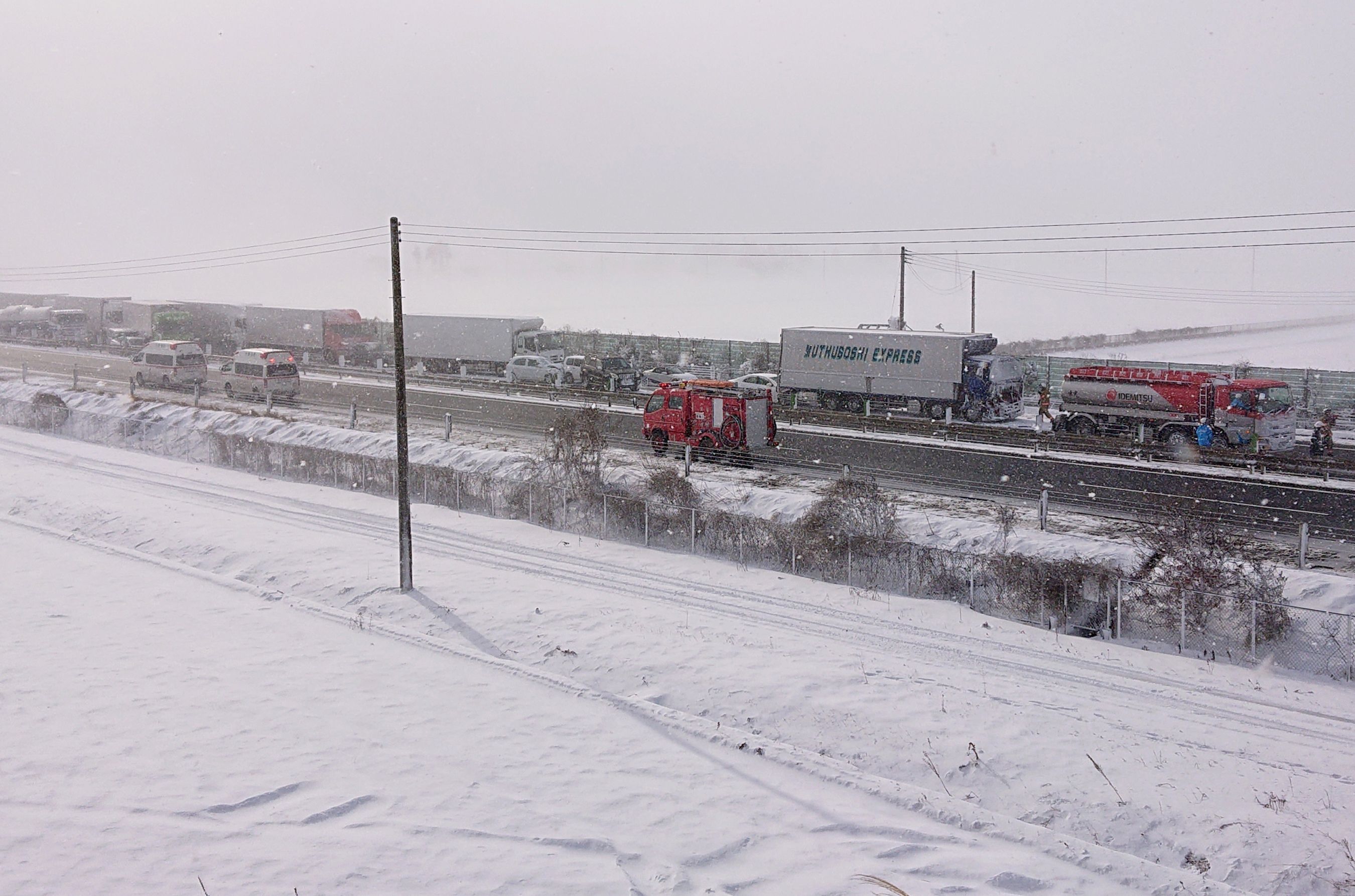 134 Mobil Alami Kecelakaan Beruntun di Jepang