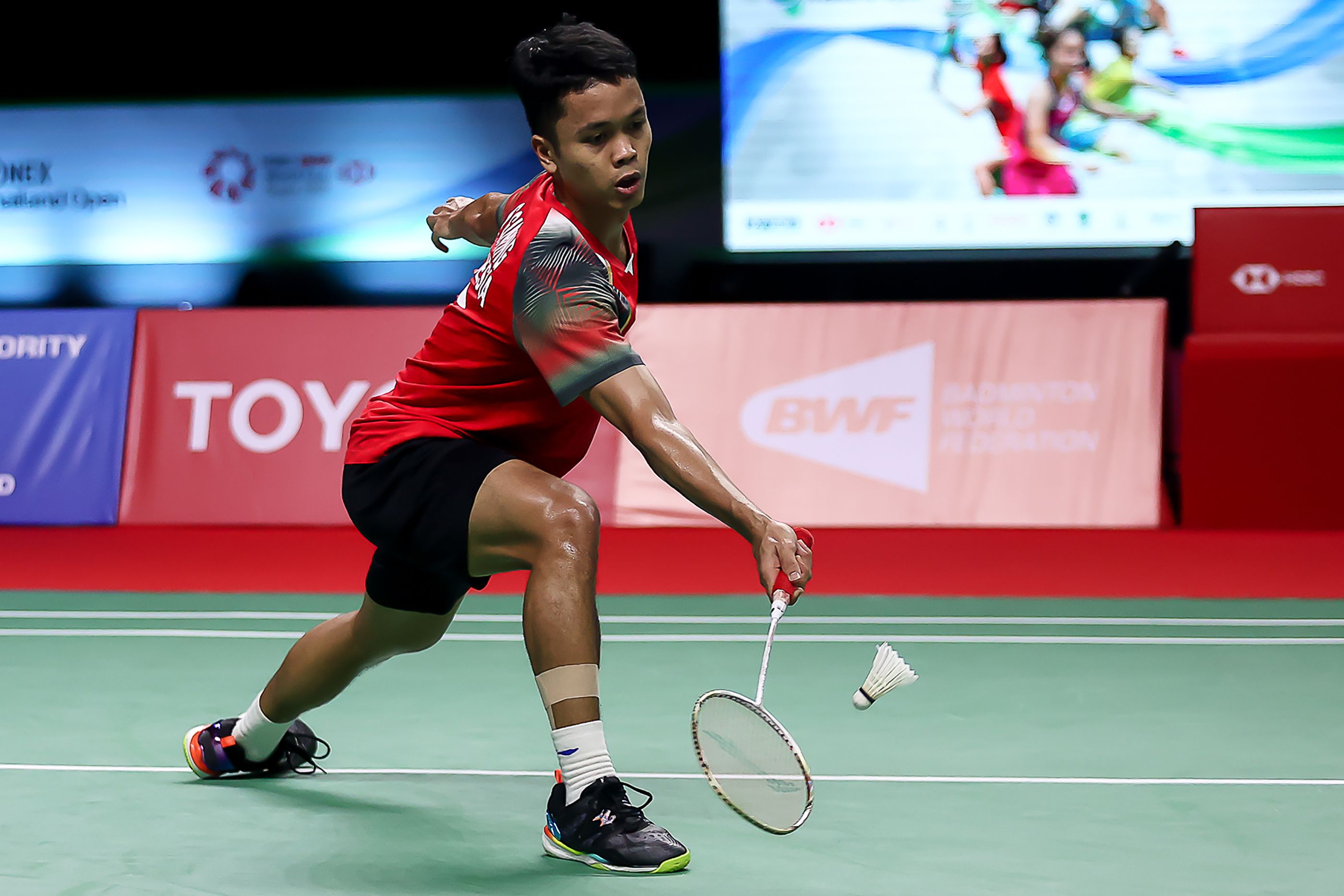 Tunggal putra Indonesia Anthony Sinisuka Ginting