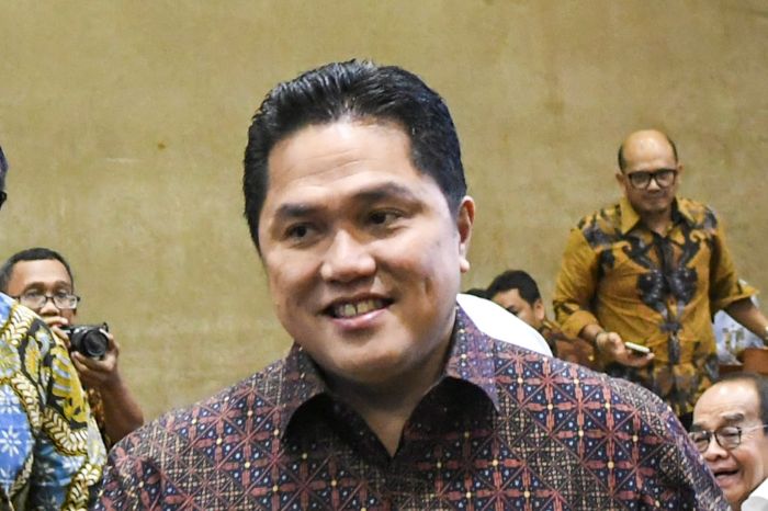 Menteri Badan Usaha Milik Negara, Erick Thohir.