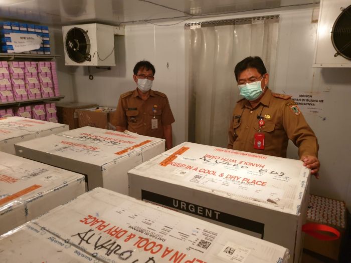 Vaksin Korona Mulai Didistribusikan ke Kabupaten/Kota di Kalsel