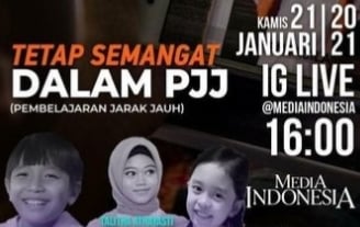 Poster Pengumuman IG Live Nunggu Sunset.