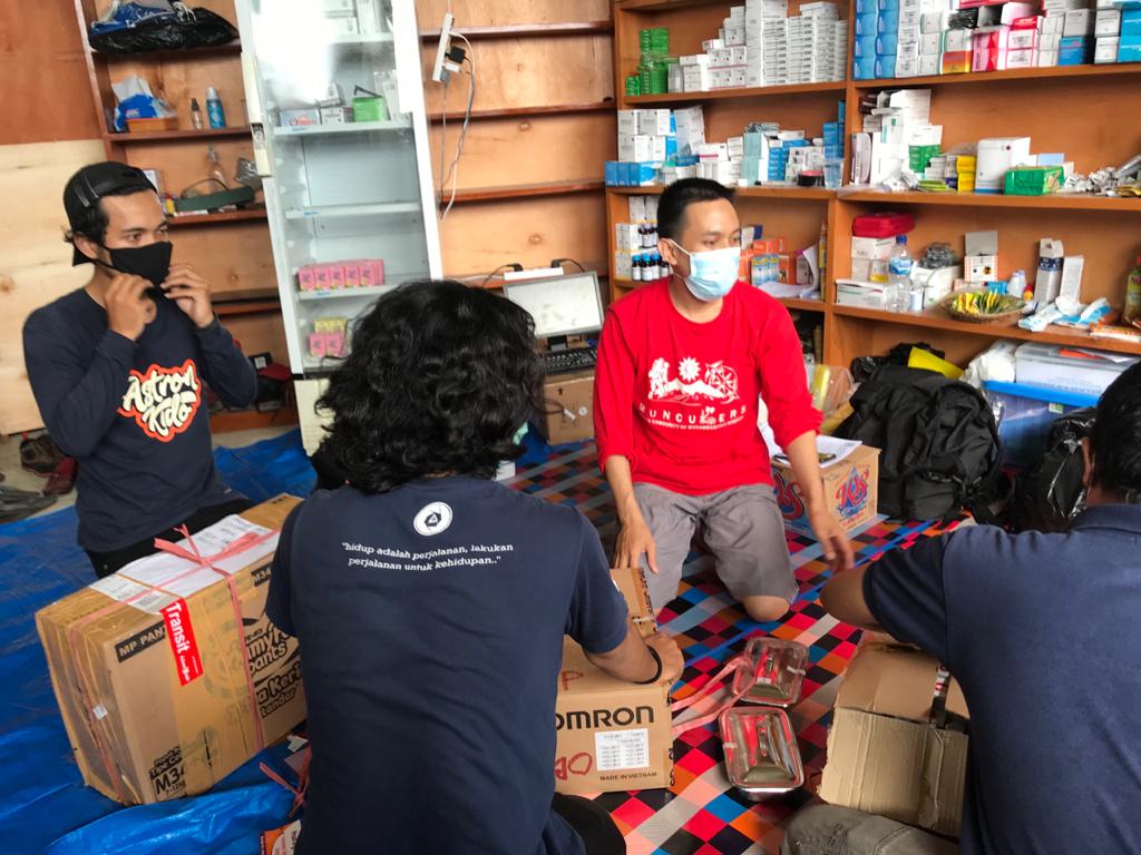 Tim medis Uhamka ketika persiapan 