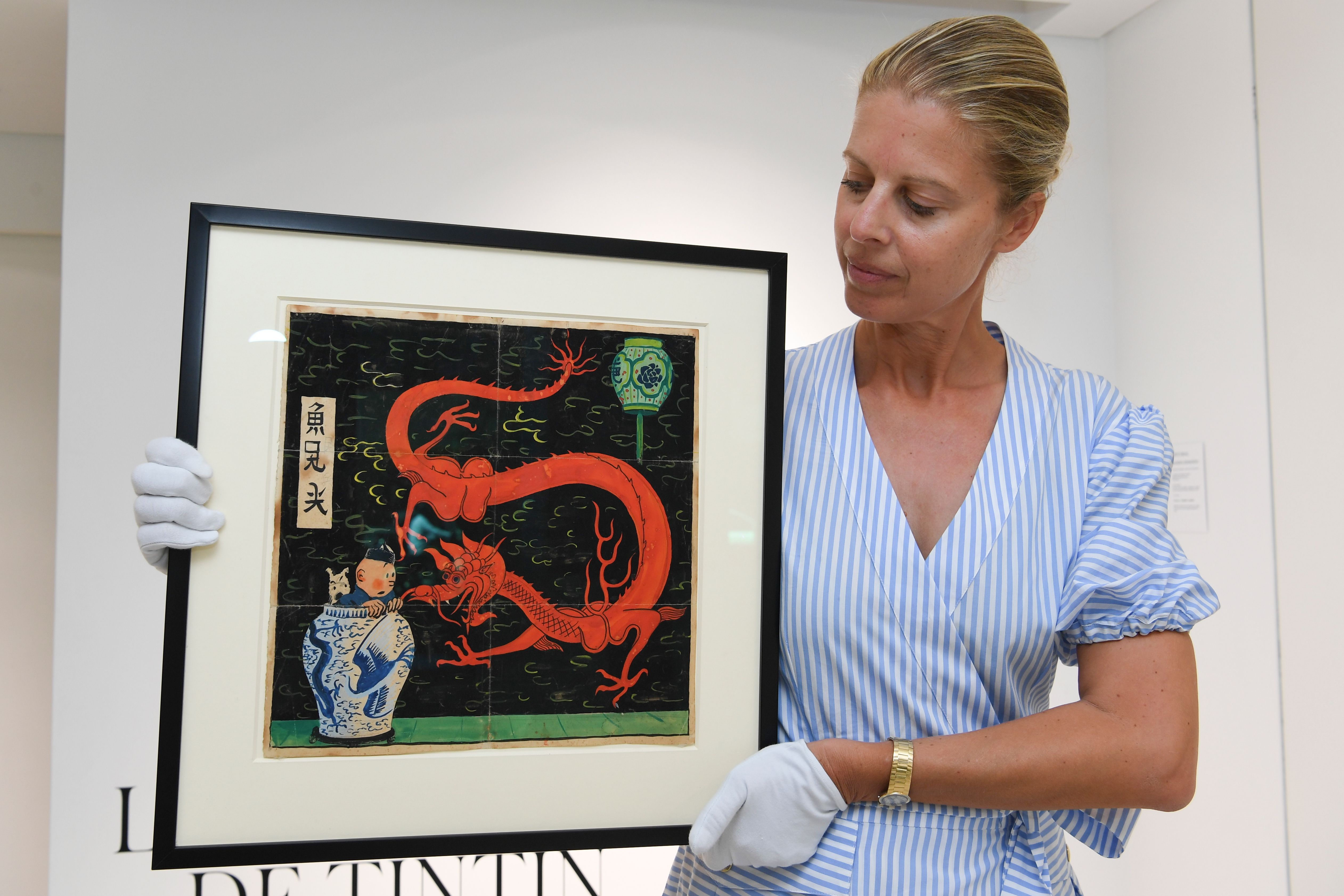 Lukisan Tintin karya Herge