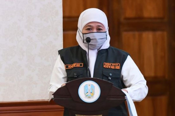Gubernur Jawa Timur (Jatim), Khofifah Indar Parawansa  