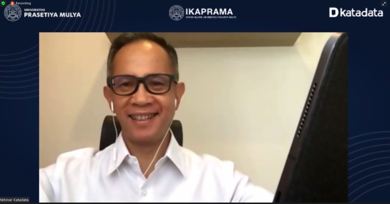 Wakil Menteri Luar Negeri Mahendra Siregar dalam webinat soal RCEP